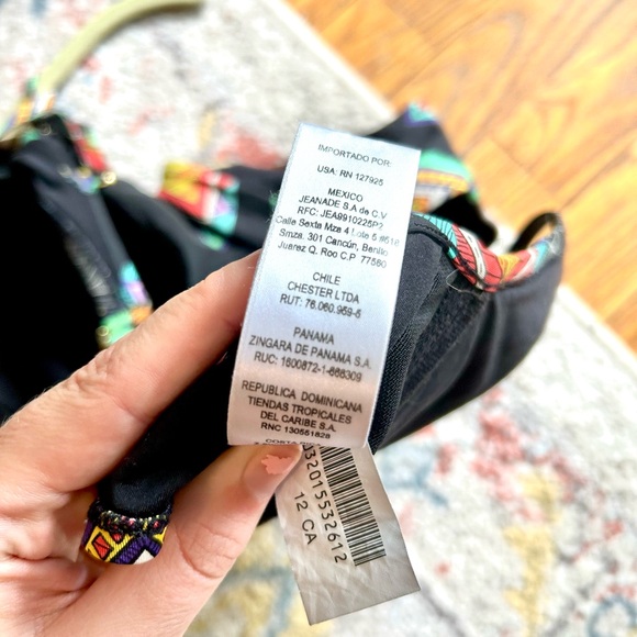 Zingara Mexican Couture One Piece Bathing suit - Picture 5 of 16